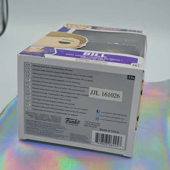 Funko POP! Bill and Ted's Excellent Adventure Bill S Preston #382 Vinyl Figure - Picture 6 of 6